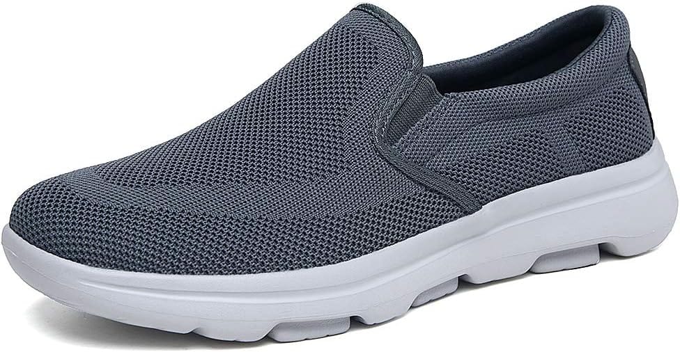 TIOSEBON Men's Mesh Slip On Walking Shoes Loafers-Comfortable Lightweight Work Drving Tennis Shoes Xpress