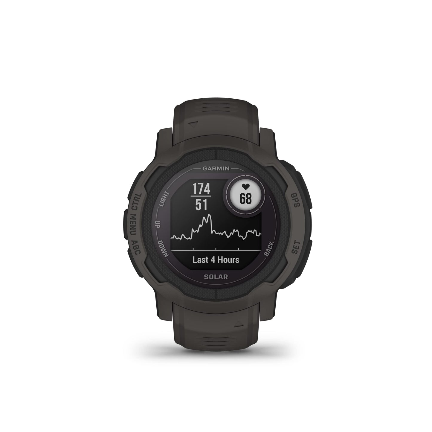 Garmin Instinct 2 Solar, Tactical-Edition, GPS Outdoor Watch, Solar Charging Capabilities, Multi-GNSS Support, Tracback Routing, Black