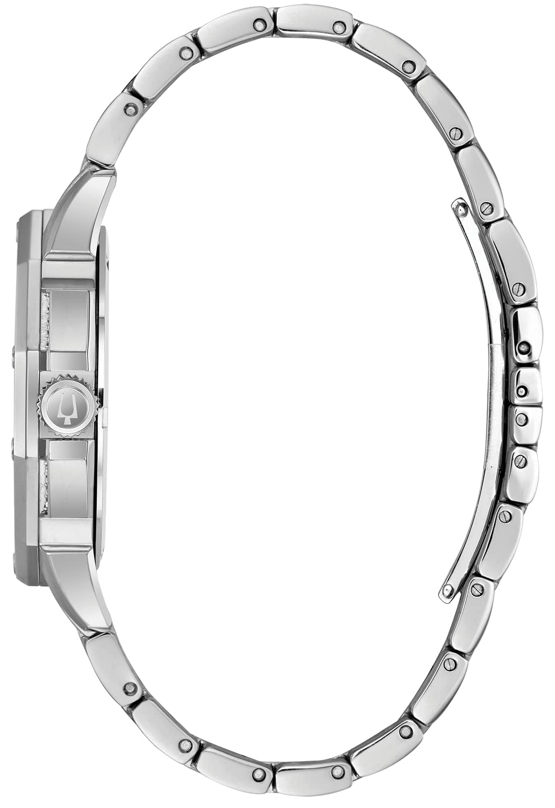 Bulova Reloj de cuarzo con cronógrafo Crystal Octava para hombre, esfera de cristal pavé 