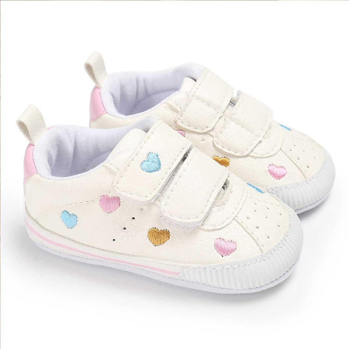 E-FAK Baby Shoes Boys Girls Infant Sneakers Non-Slip Rubber Sole Toddler Crib First Walker Shoes Xpress