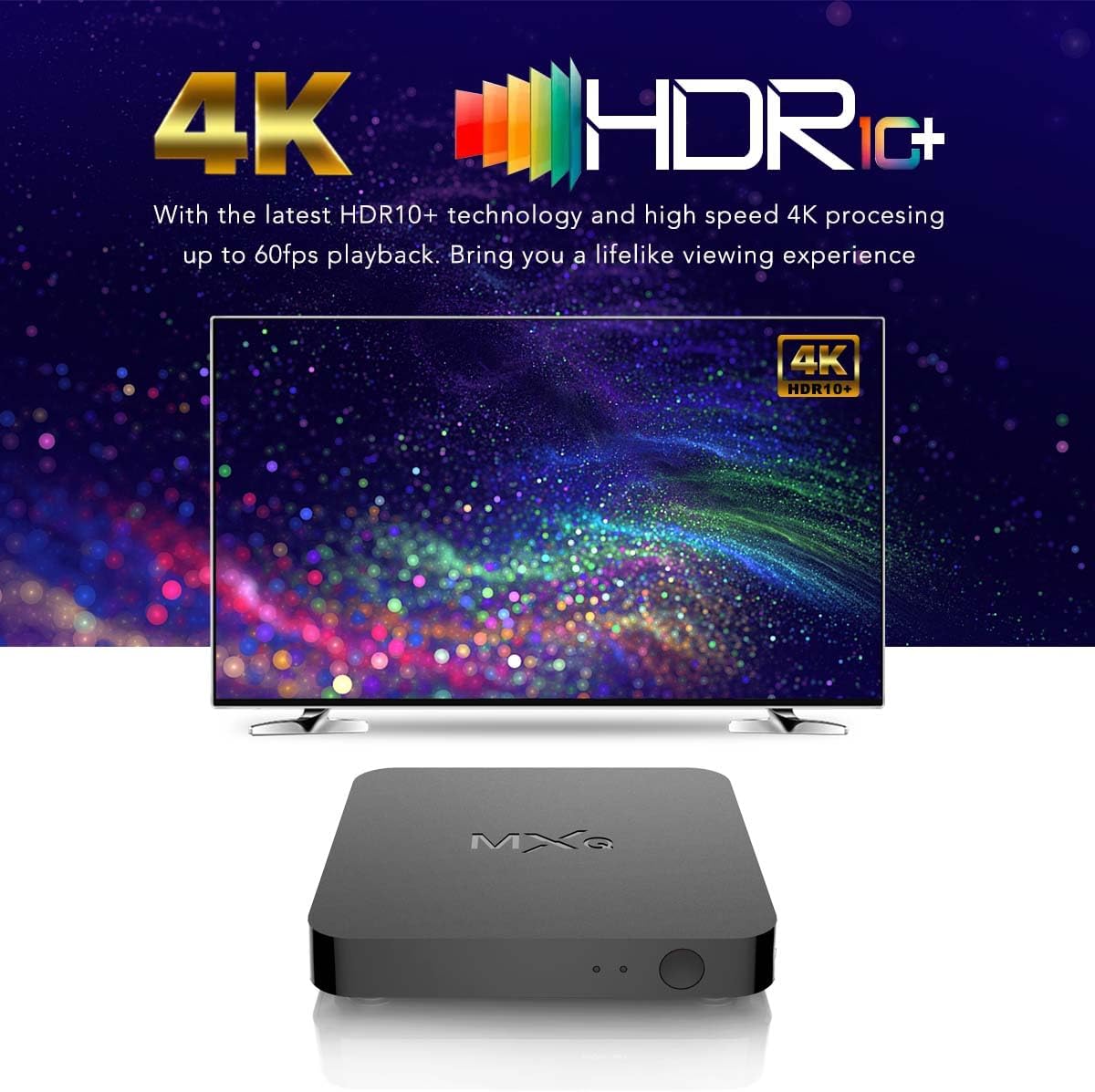 MXQ Android 11.0 TV Box Media Player Amlogic S905W2 Quard-core 2G+16G WiFi Ultra HD 4Kx2K up to 60fps 2.4G/5G BT 5.1 Smart OTT TV Box Video Player for Home Entertainment Xpress