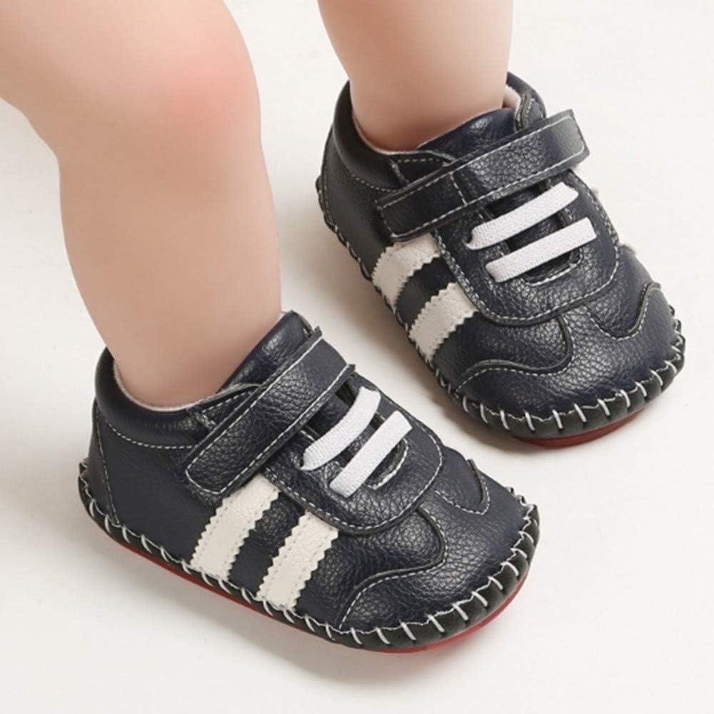 HsdsBebe Baby Boys Girls Pu Leather Hard Bottom Walking Sneakers Toddler Rubber Sole First Walkers Infant Cartoon Slippers Crib Shoes Xpress