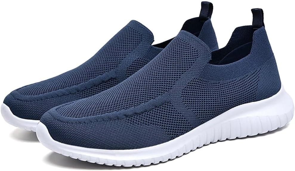 konhill Men's Breathable Walking Shoes - Tennis Casual Slip on Athletic Sneakers Xpress