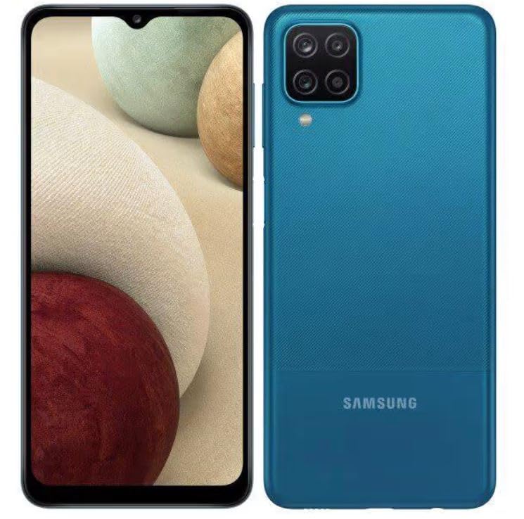 Samsung Galaxy A12 (32GB, 3GB) 6.5" HD+, cámara cuádruple, batería de 5000mAh, Global 4G Volte (AT&amp;T desbloqueado para T-Mobile, Verizon, Metro) A125U (negro) (renovado) 