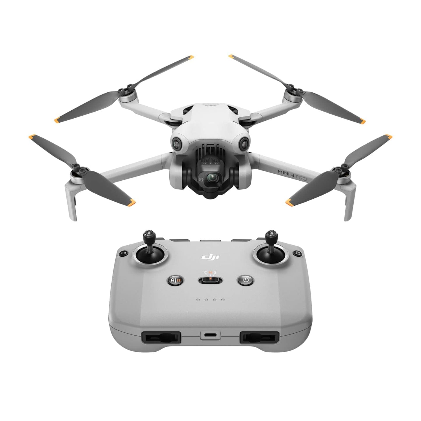 DJI Mini 4 Pro (DJI RC 2), mini-drone pliable avec caméra vidéo 4K HDR pour adultes, moins de 0,549 lb/249 g, temps de vol de 34 minutes, distance de transmission vidéo maximale de 20 km, détection de vision omnidirectionnelle 