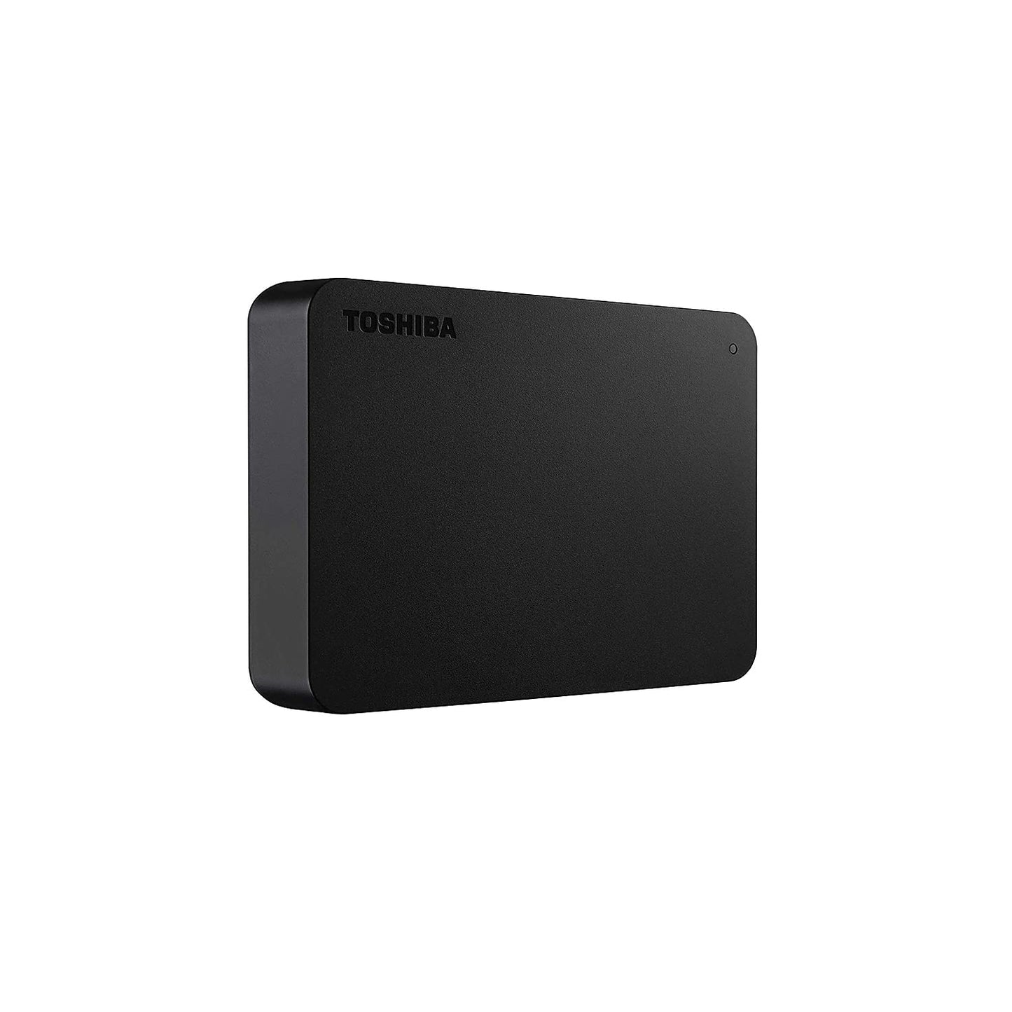 Toshiba Canvio Basics 1TB Portable External Hard Drive USB 3.0, Black - HDTB510XK3AA