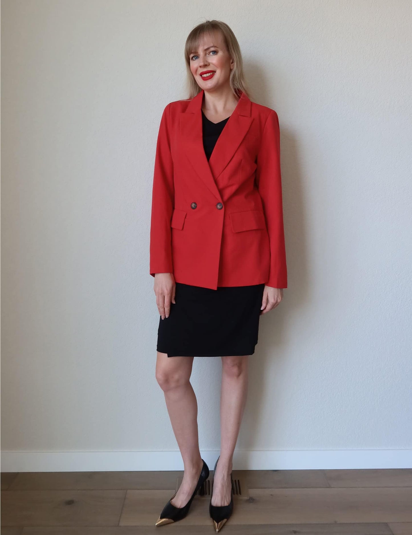 luvamia Blazer veste pour femme travail décontracté bureau à manches longues mode habillé tenue d'affaires 