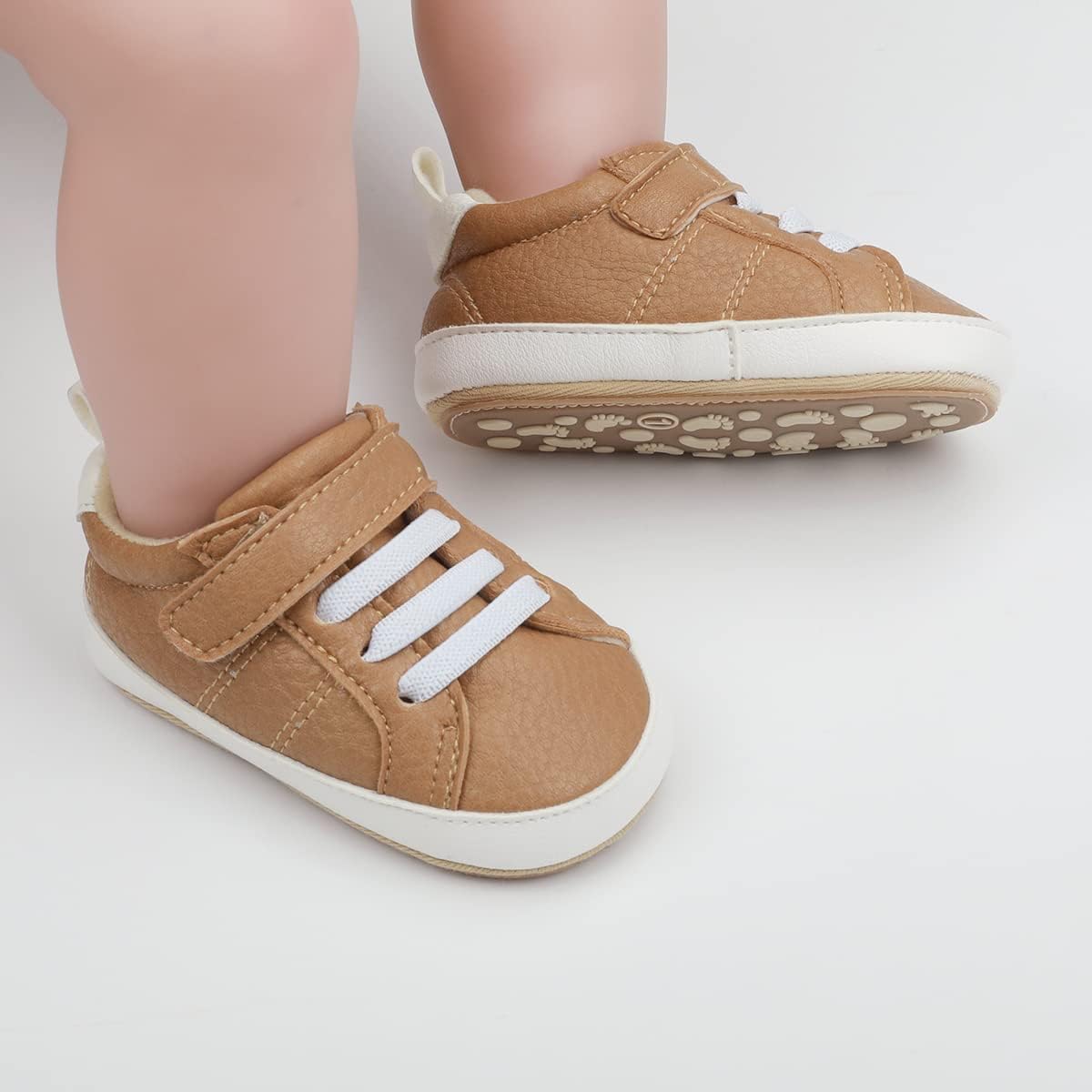 E-FAK Baby Shoes Boys Girls Infant Sneakers Non-Slip Rubber Sole Toddler Crib First Walker Shoes Xpress