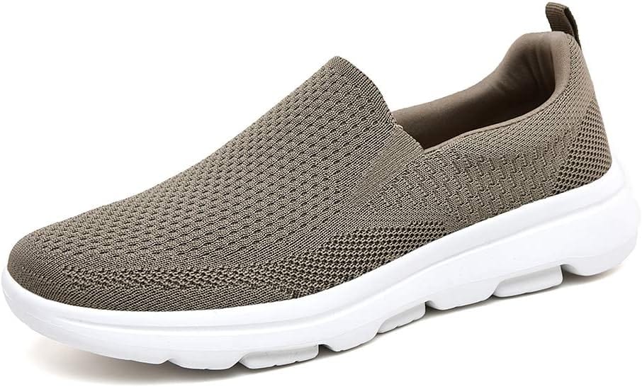 TIOSEBON Men's Mesh Slip On Walking Shoes Loafers-Comfortable Lightweight Work Drving Tennis Shoes Xpress