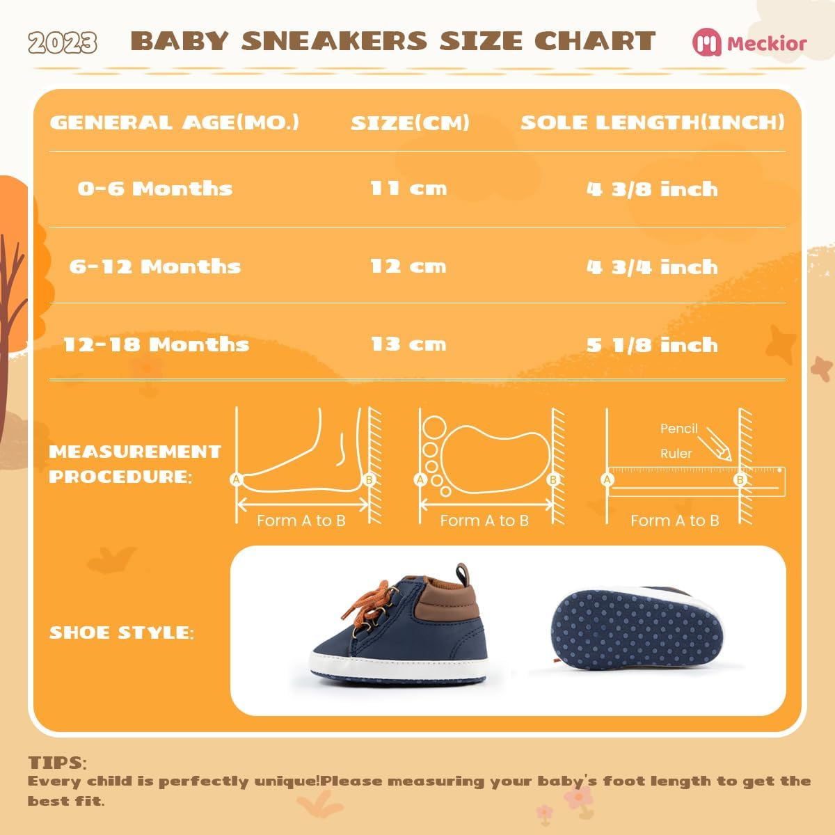 Meckior Toddler Baby Boys Girls High Tops Ankle Sneakers Soft Anti-Slip Sole PU Leather Moccasins Infant Newborn Prewalker First Walking Crib Shoes Xpress