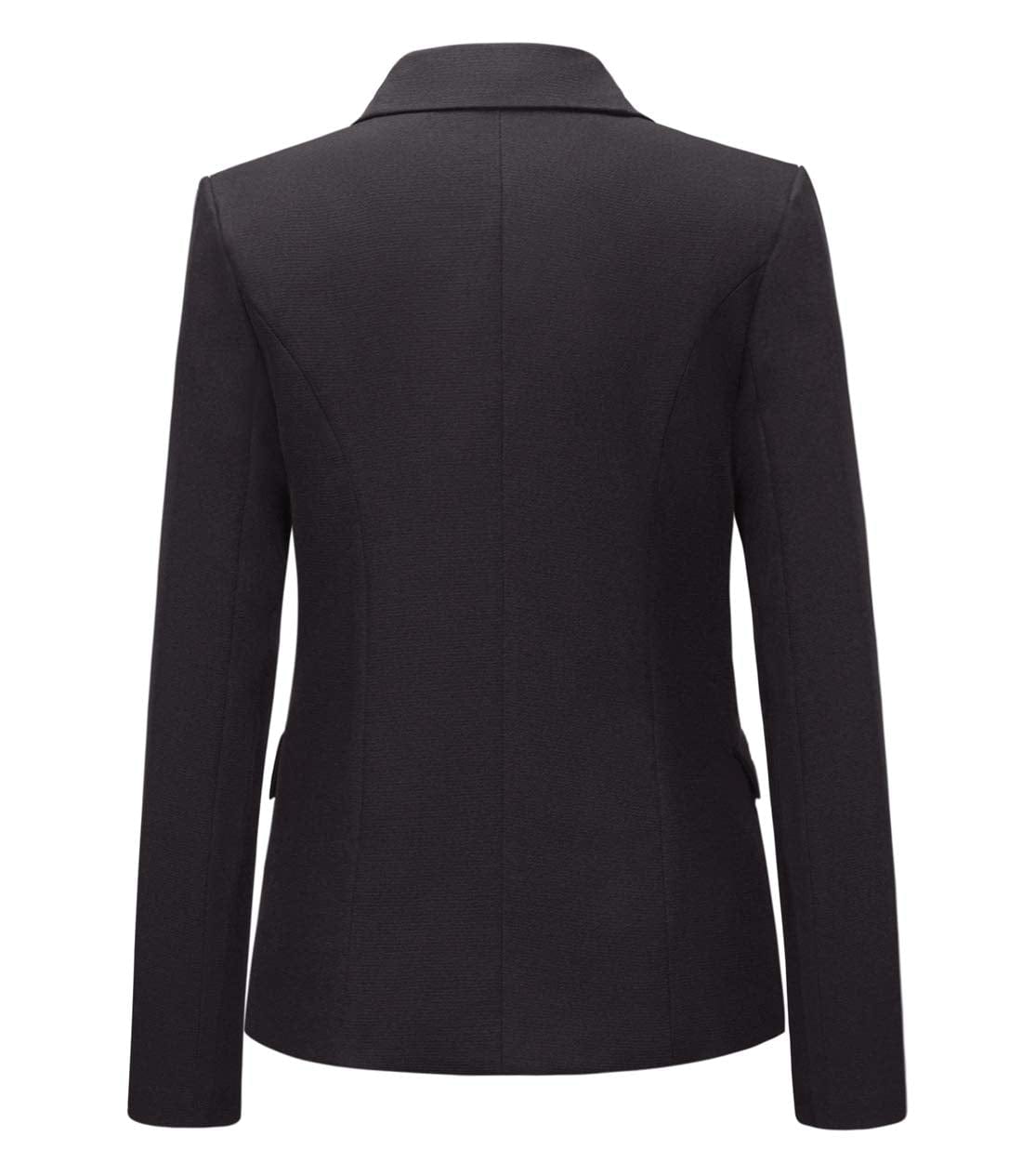 Chouyatou Blazer vintage à double boutonnage pour femme Coupe ajustée