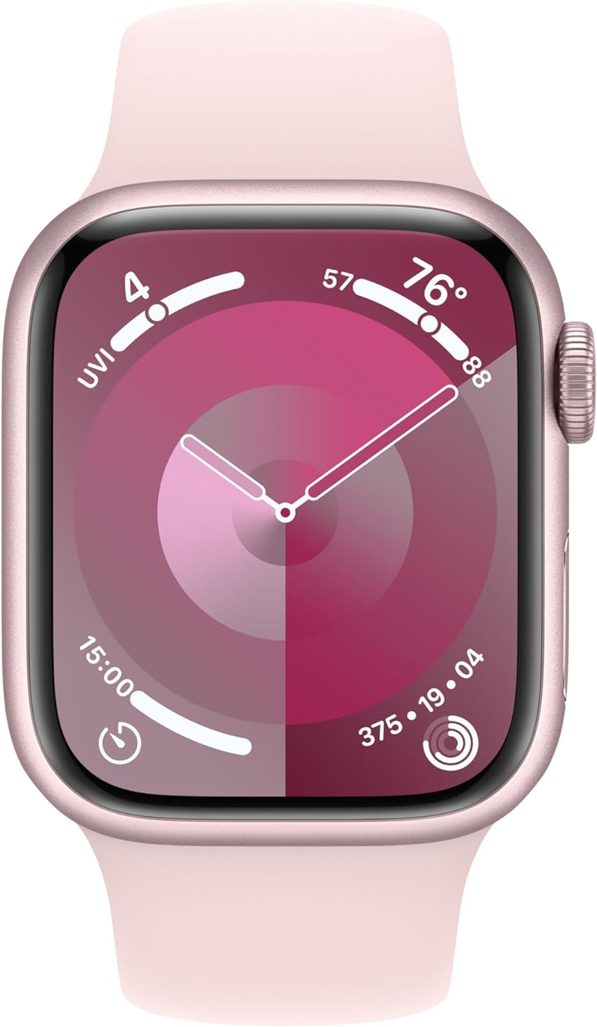 Montre intelligente Apple Watch Series 9 [GPS + Cellular 45 mm] avec boîtier en acier inoxydable doré et boucle milanaise dorée. Tracker d'activité, applications d'oxygène dans le sang et d'ECG, écran Retina toujours actif 