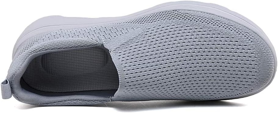 TIOSEBON Men's Mesh Slip On Walking Shoes Loafers-Comfortable Lightweight Work Drving Tennis Shoes Xpress