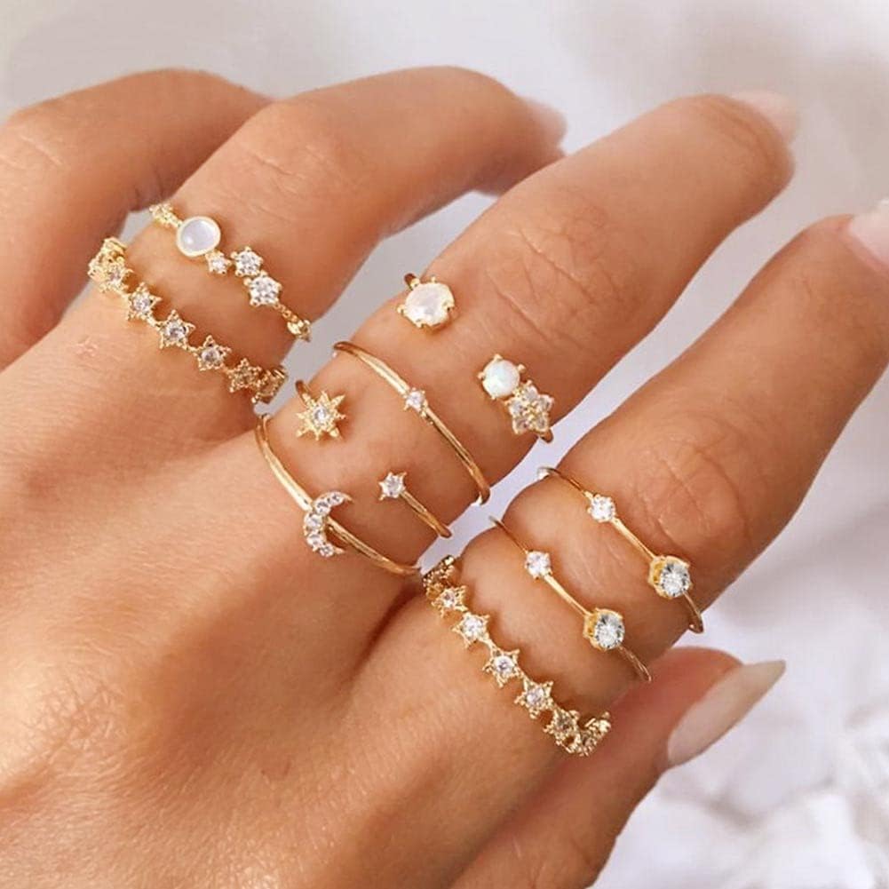 CONGYING 46 Pcs Gold Jewelry Set with 11Pcs Necklace, 11 Pcs anklet and 18 Pcs Earring Ear Cuff,6Hoop Earrings for Women Girls, Fashion Indie Costume Jewerly Pack for Friendship Party Gift Xpress