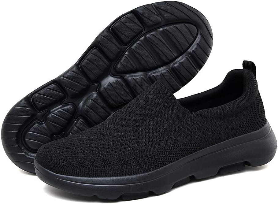 TIOSEBON Men's Mesh Slip On Walking Shoes Loafers-Comfortable Lightweight Work Drving Tennis Shoes Xpress