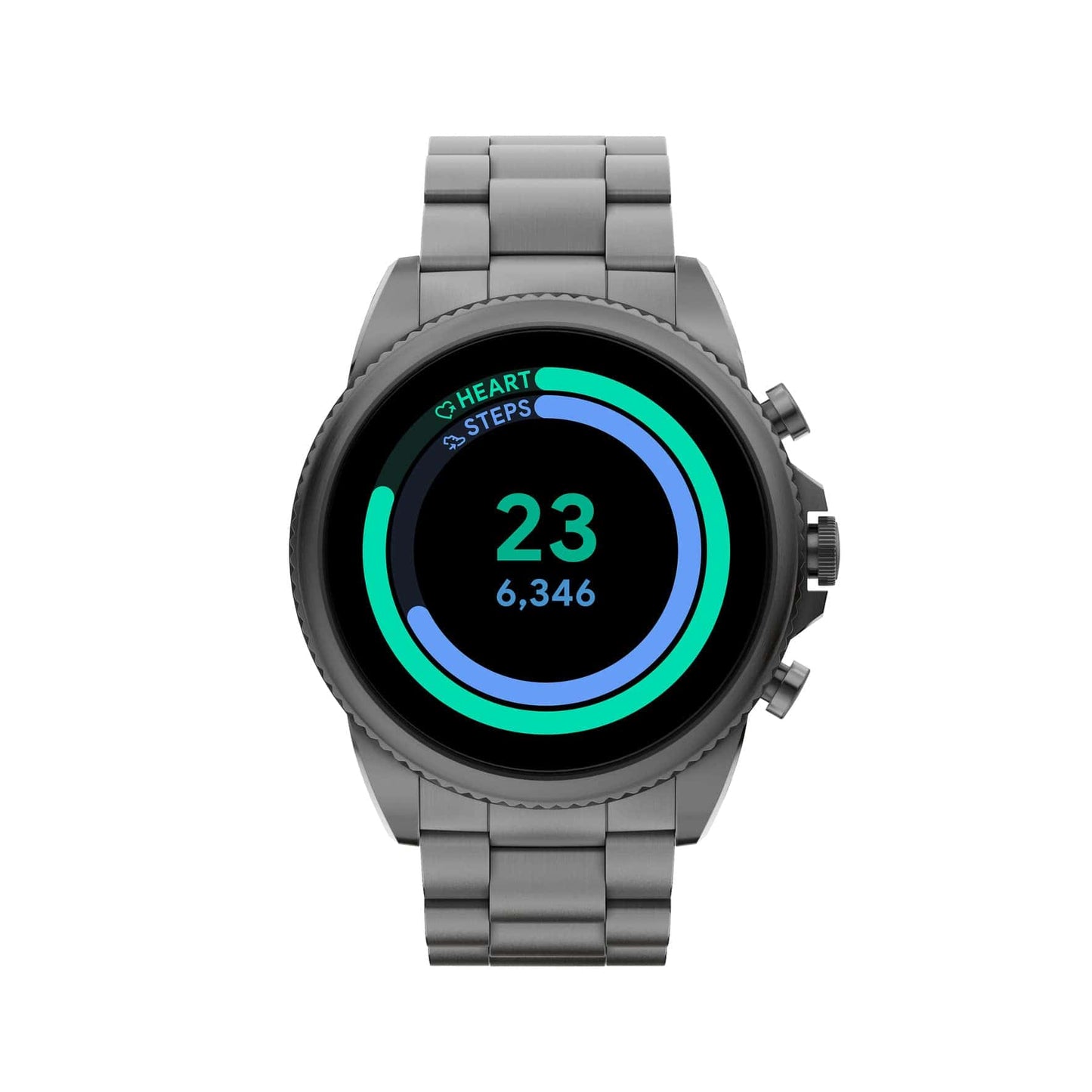 Fossil Gen 6 Montre intelligente à écran tactile de 44 mm pour hommes avec Alexa intégré, tracker d'activité, tracker d'activité, suivi du sommeil, GPS, haut-parleur, contrôle de la musique, notifications sur smartphone