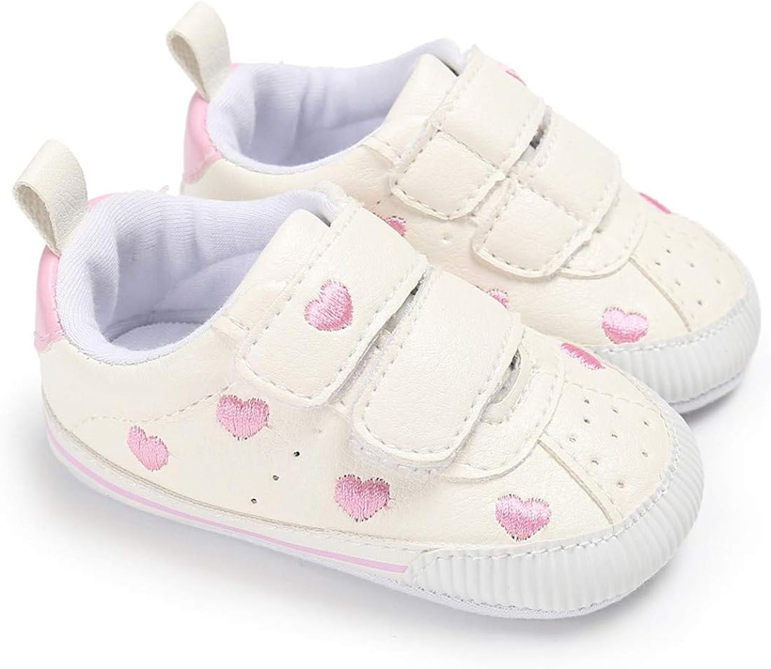 E-FAK Baby Shoes Boys Girls Infant Sneakers Non-Slip Rubber Sole Toddler Crib First Walker Shoes Xpress