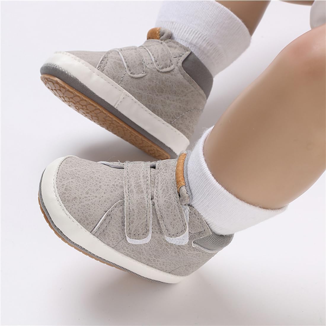 E-FAK Baby Shoes Boys Girls Infant Sneakers Non-Slip Rubber Sole Toddler Crib First Walker Shoes Xpress