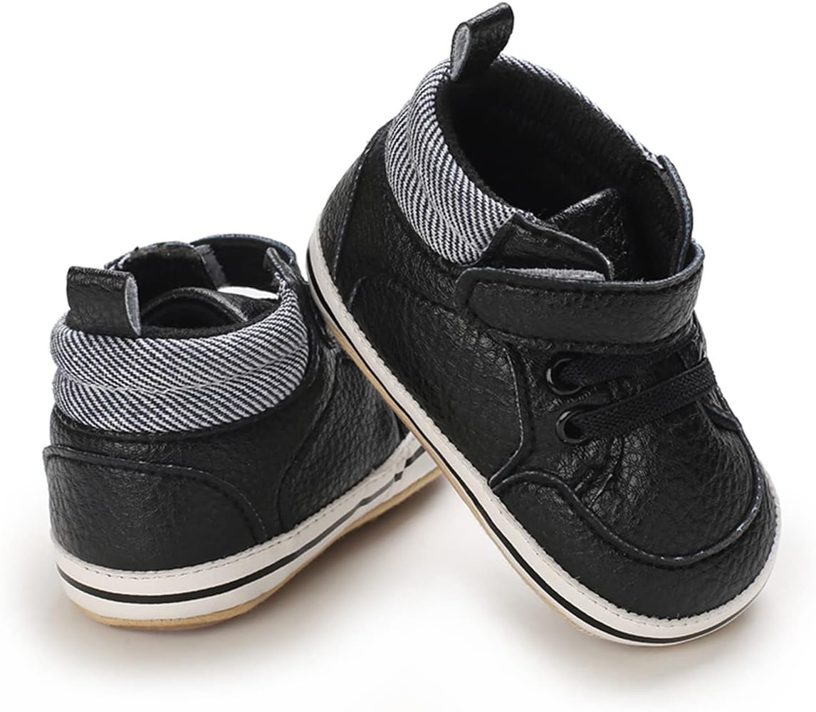 E-FAK Baby Shoes Boys Girls Infant Sneakers Non-Slip Rubber Sole Toddler Crib First Walker Shoes Xpress