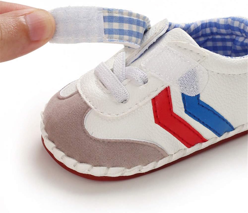 HsdsBebe Baby Boys Girls Pu Leather Hard Bottom Walking Sneakers Toddler Rubber Sole First Walkers Infant Cartoon Slippers Crib Shoes Xpress