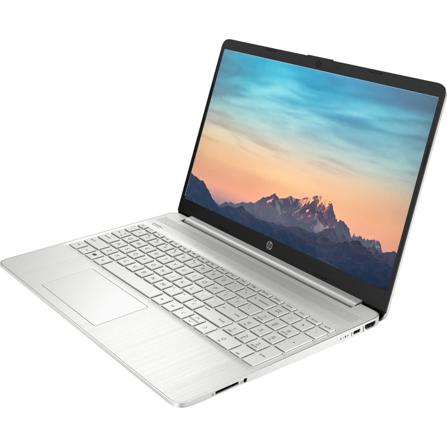 Portátil HP, pantalla táctil HD de 15,6", procesador Intel Core i3-1115G4, 32 GB de RAM, SSD PCIe de 1 TB, cámara web, tipo C, HDMI, lector de tarjetas SD, Wi-Fi, Windows 11 Home, plateado 