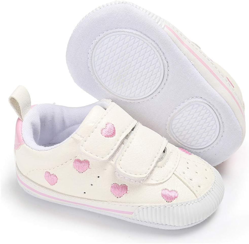 E-FAK Baby Shoes Boys Girls Infant Sneakers Non-Slip Rubber Sole Toddler Crib First Walker Shoes Xpress