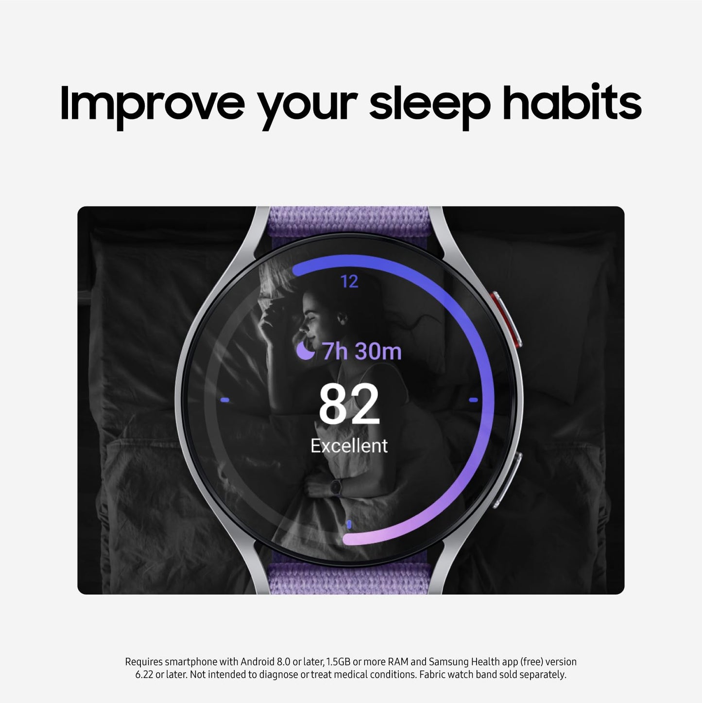 SAMSUNG Galaxy Watch 6 Montre intelligente Bluetooth 40 mm, tracker d'activité, zones RH personnalisées, coaching avancé du sommeil, moniteur cardiaque, capteur BIA, informations sur la santé et le bien-être, grand écran, version américaine, graphite 