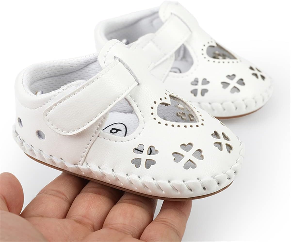 HsdsBebe Baby Boys Girls Pu Leather Hard Bottom Walking Sneakers Toddler Rubber Sole First Walkers Infant Cartoon Slippers Crib Shoes Xpress