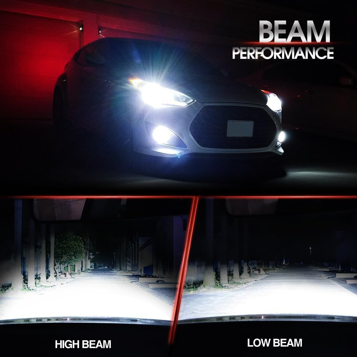 Torchbeam D3S HID Bombillas para faros delanteros, 8000 K, blanco y azul, haz alto/bajo, bombillas de repuesto de xenón con base de stents de metal, para coche de 12 V, paquete de 2 