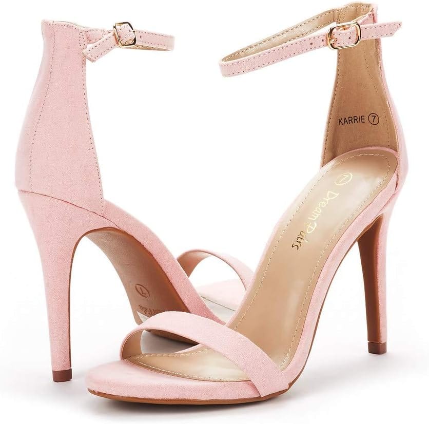 DREAM PAIRS Women's Open Toe High Heels Stiletto Heeled Sandals Sexy Dressy Shoes Xpress