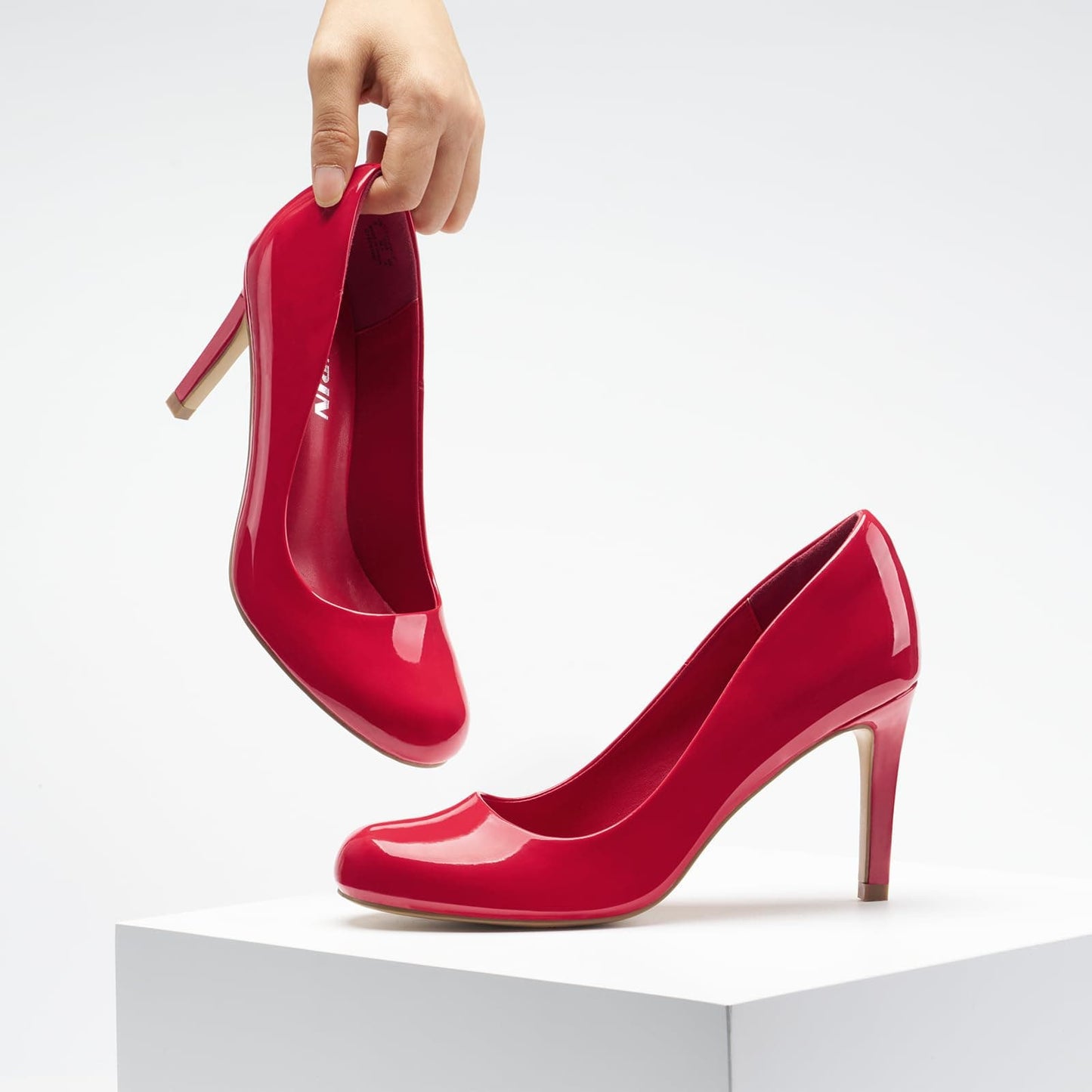 Escarpins à talons aiguilles confortables à bout rond pour femmes, chaussures à bout fermé pour mariage, travail, bureau et affaires 