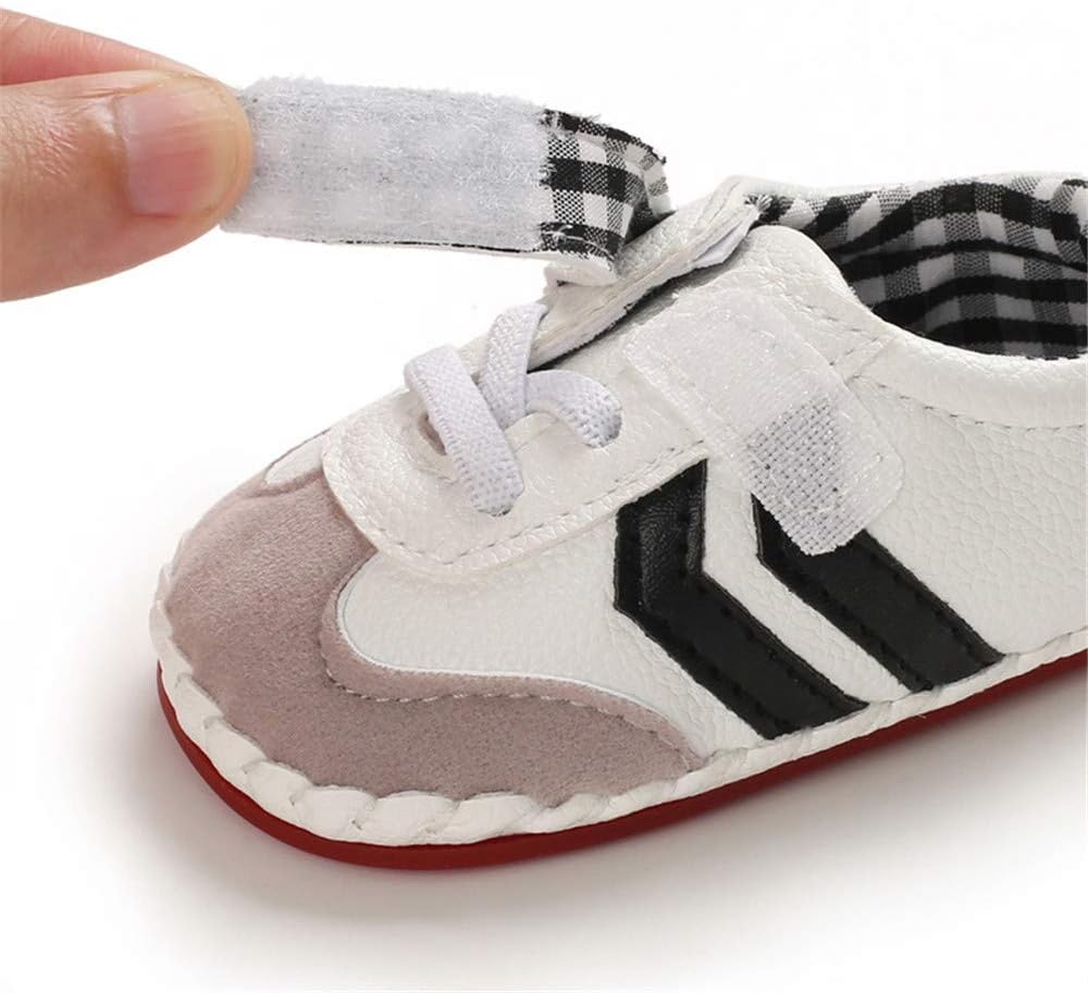 HsdsBebe Baby Boys Girls Pu Leather Hard Bottom Walking Sneakers Toddler Rubber Sole First Walkers Infant Cartoon Slippers Crib Shoes Xpress