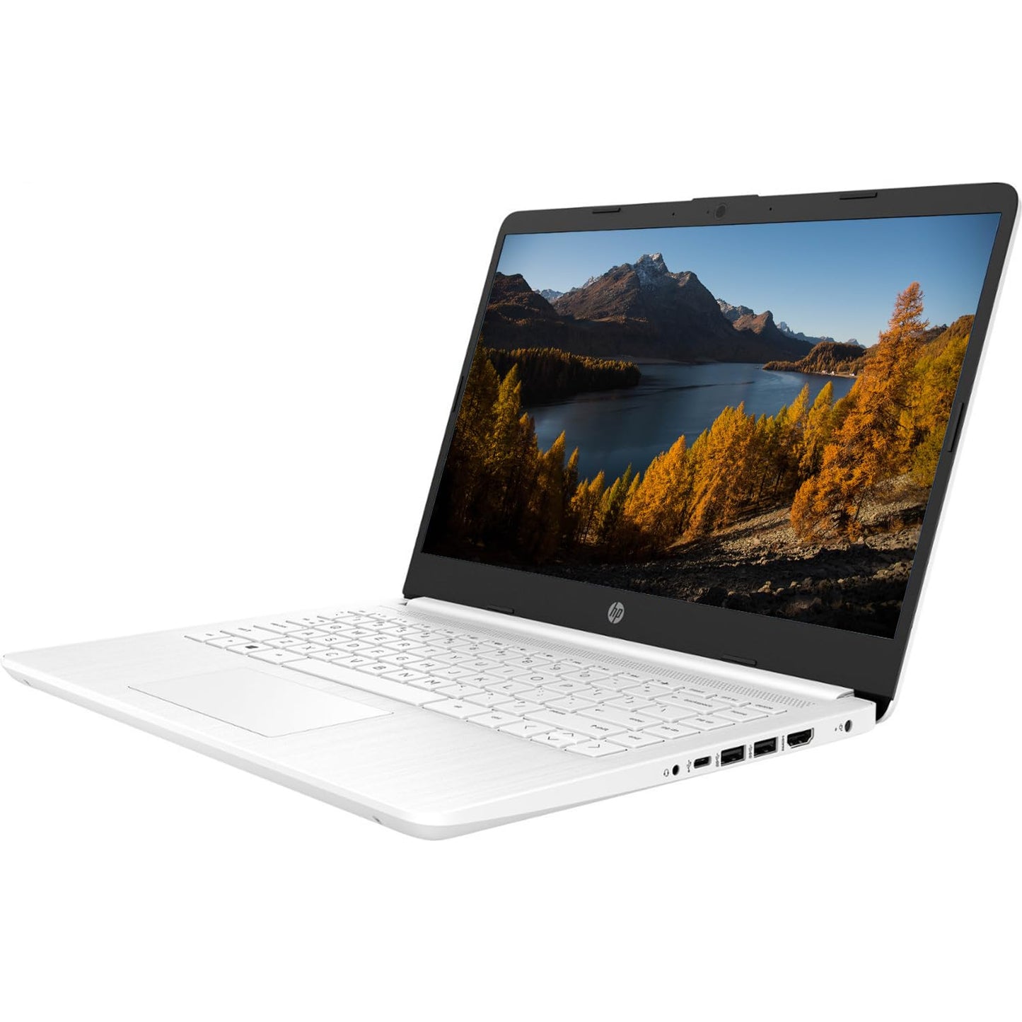 Ordinateur portable HP, étudiant et professionnel, écran HD 14", Intel Quad-Core N4120, 16 Go de RAM DDR4, 64 Go eMMC, 1 an Office 365, webcam, RJ-45, HDMI, Wi-Fi, Windows 11 Famille, Argent 