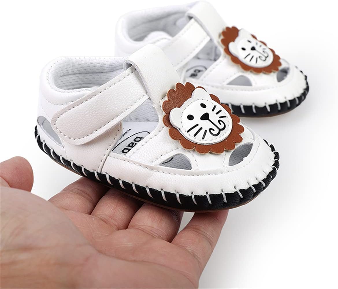 HsdsBebe Baby Boys Girls Pu Leather Hard Bottom Walking Sneakers Toddler Rubber Sole First Walkers Infant Cartoon Slippers Crib Shoes Xpress