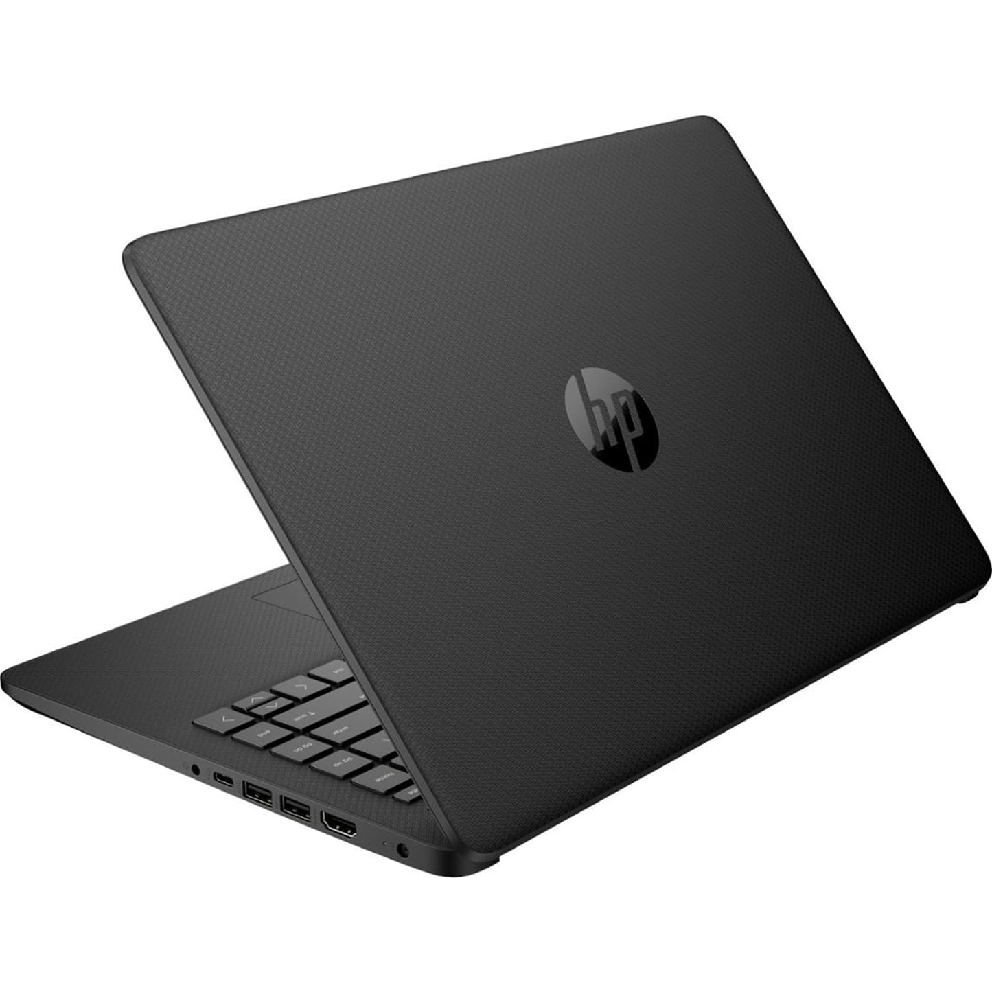 Laptop portátil HP, para estudiantes y empresas, pantalla HD de 14", Intel Quad-Core N4120, 16 GB DDR4 RAM, 64 GB eMMC, 1 año de Office 365, cámara web, RJ-45, HDMI, Wi-Fi, Windows 11 Home, plateado 