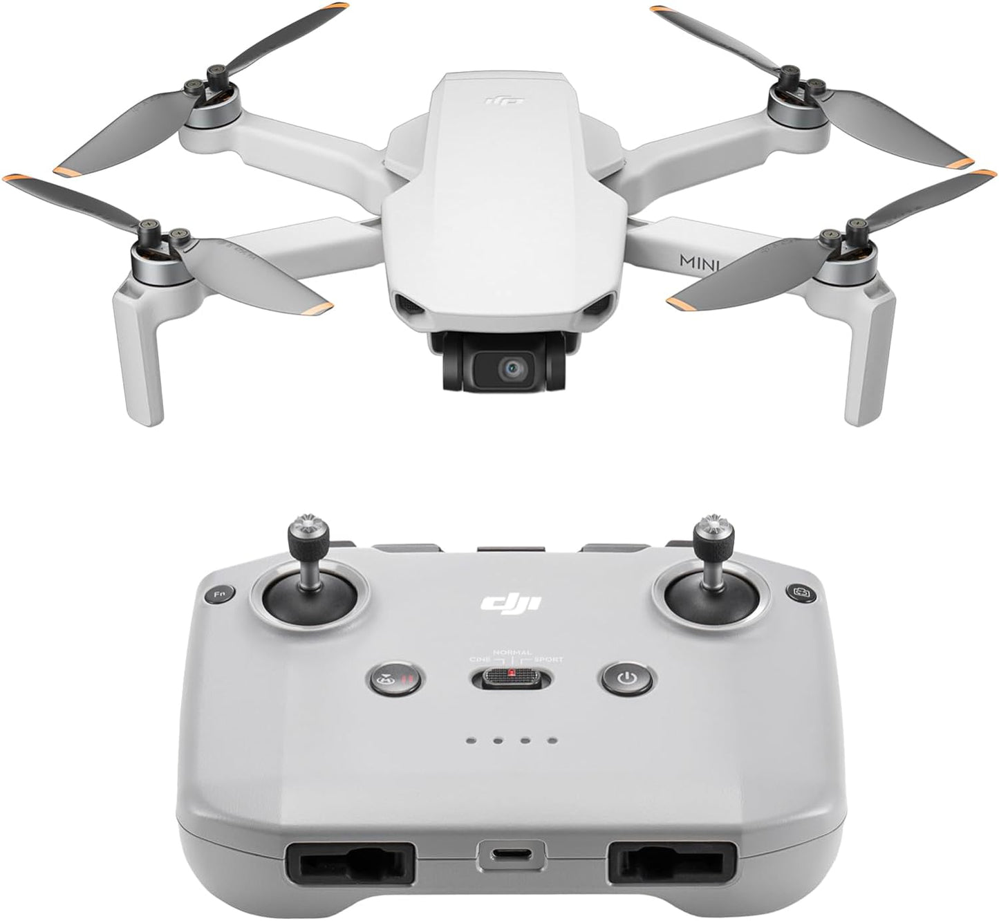 DJI Mini 2 SE, Mini Drone ligero con vídeo QHD, Transmisión de vídeo máxima de 10 km, Tiempo de vuelo de 31 min, Menos de 249 g, Retorno automático a casa, Drone Gimbal de 3 ejes con EIS, Drone con cámara para principiantes 