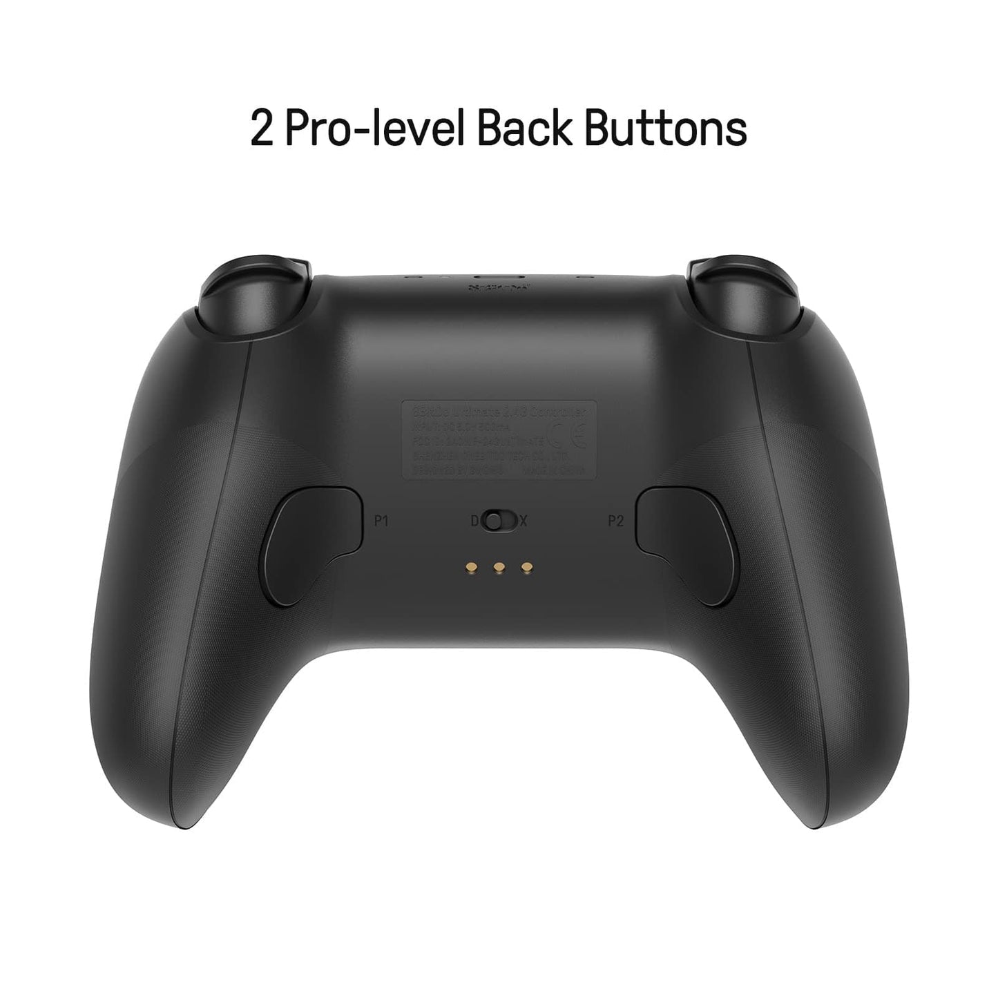 Controlador inalámbrico 8Bitdo Ultimate de 2,4 g con base de carga, actualización de joystick de efecto Hall, Gamepad profesional con botones traseros y función Turbo para PC, Android, Steam Deck y Apple (púrpura) 