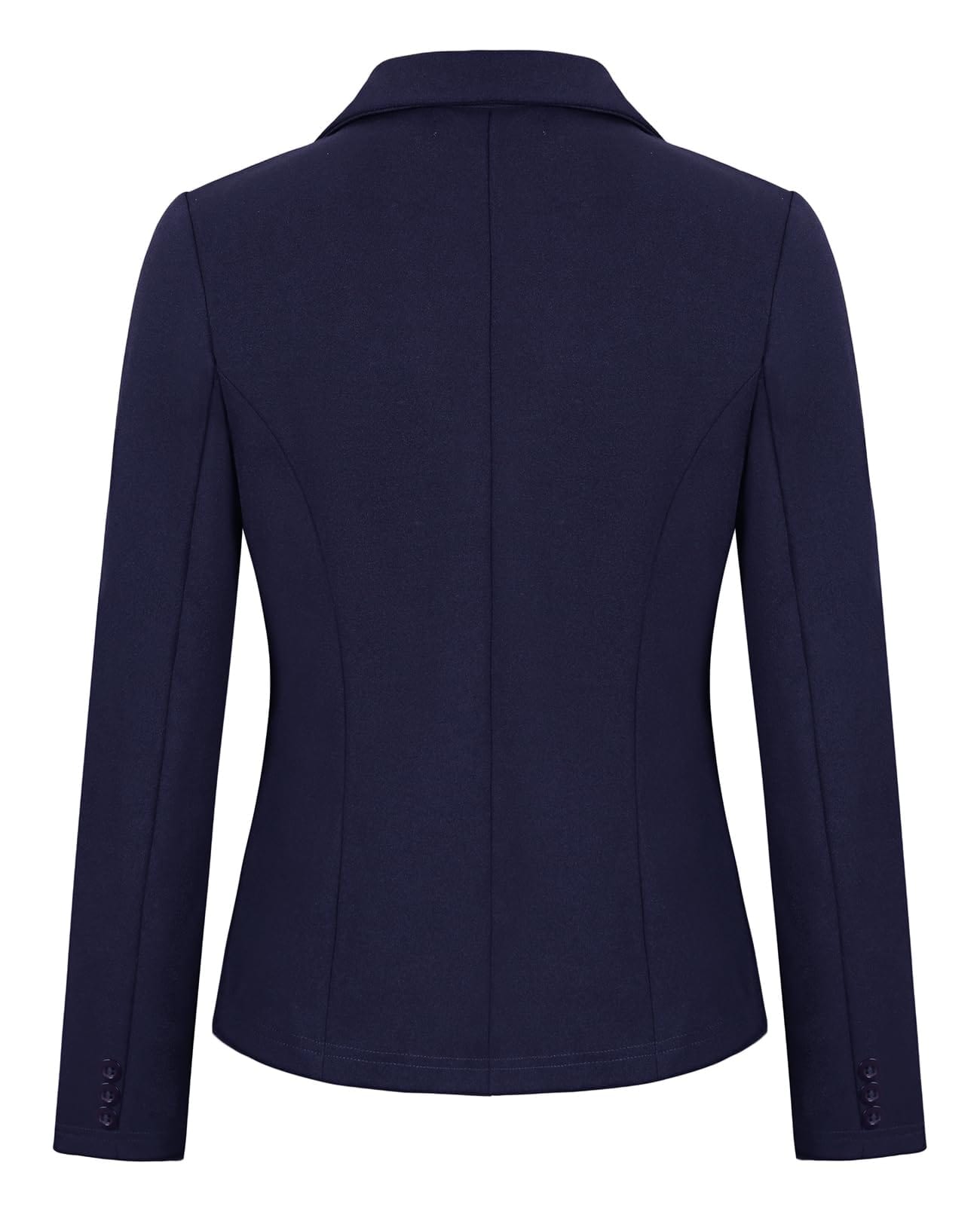 MINTLIMIT Blazers pour femmes d'affaires décontracté à manches longues Blazer court revers en pointe Double boutonnage veste de costume avec poches 