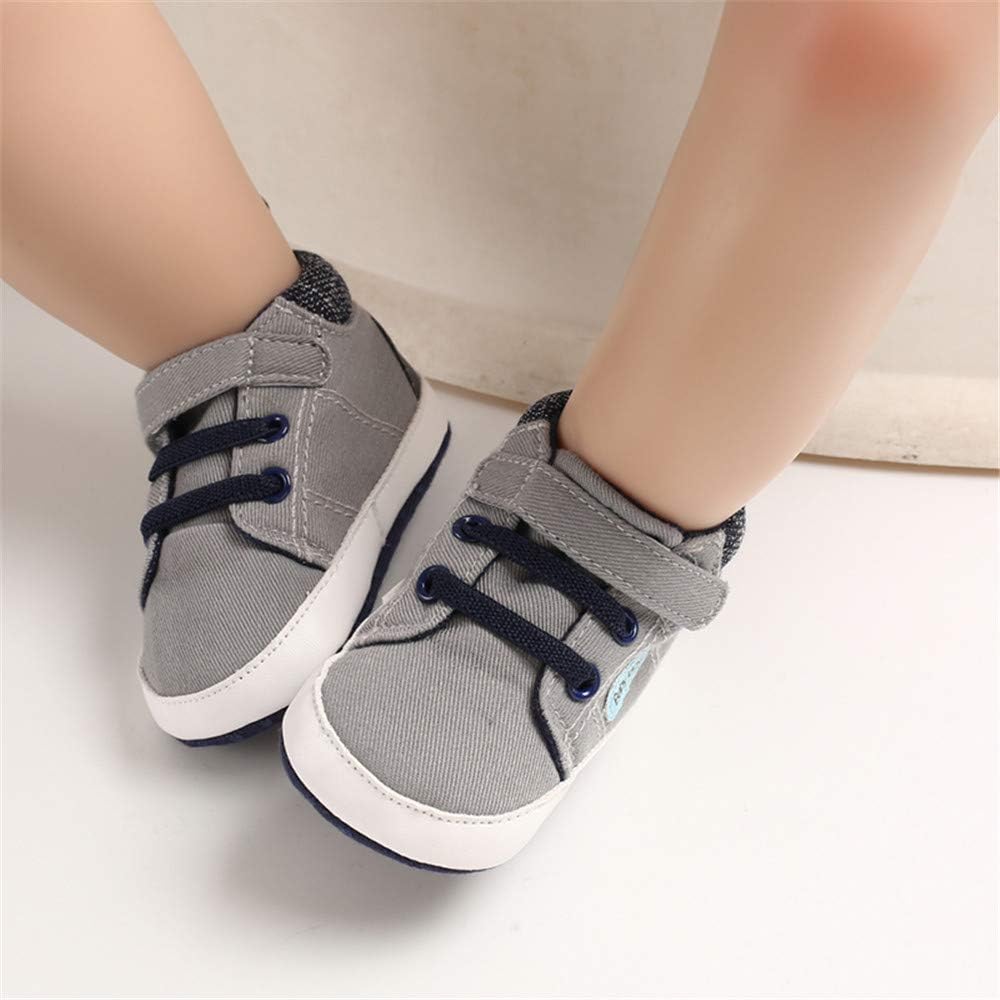 Meckior Toddler Baby Boys Girls High Tops Ankle Sneakers Soft Anti-Slip Sole PU Leather Moccasins Infant Newborn Prewalker First Walking Crib Shoes Xpress