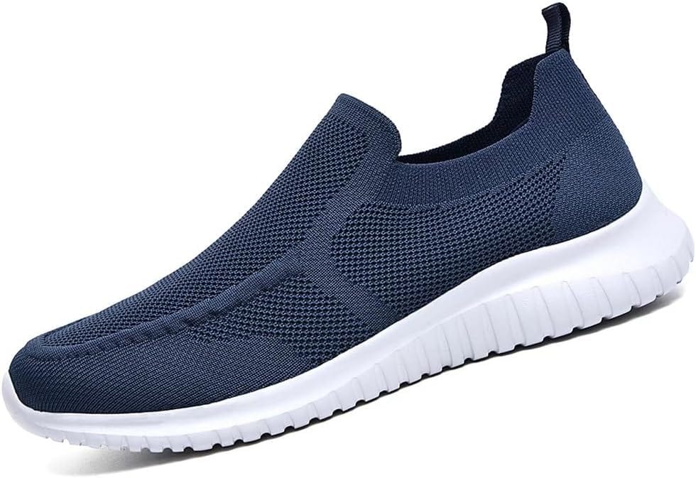 konhill Men's Breathable Walking Shoes - Tennis Casual Slip on Athletic Sneakers Xpress