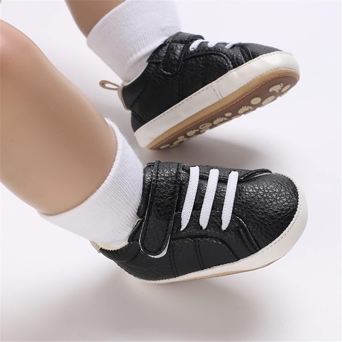 E-FAK Baby Shoes Boys Girls Infant Sneakers Non-Slip Rubber Sole Toddler Crib First Walker Shoes Xpress