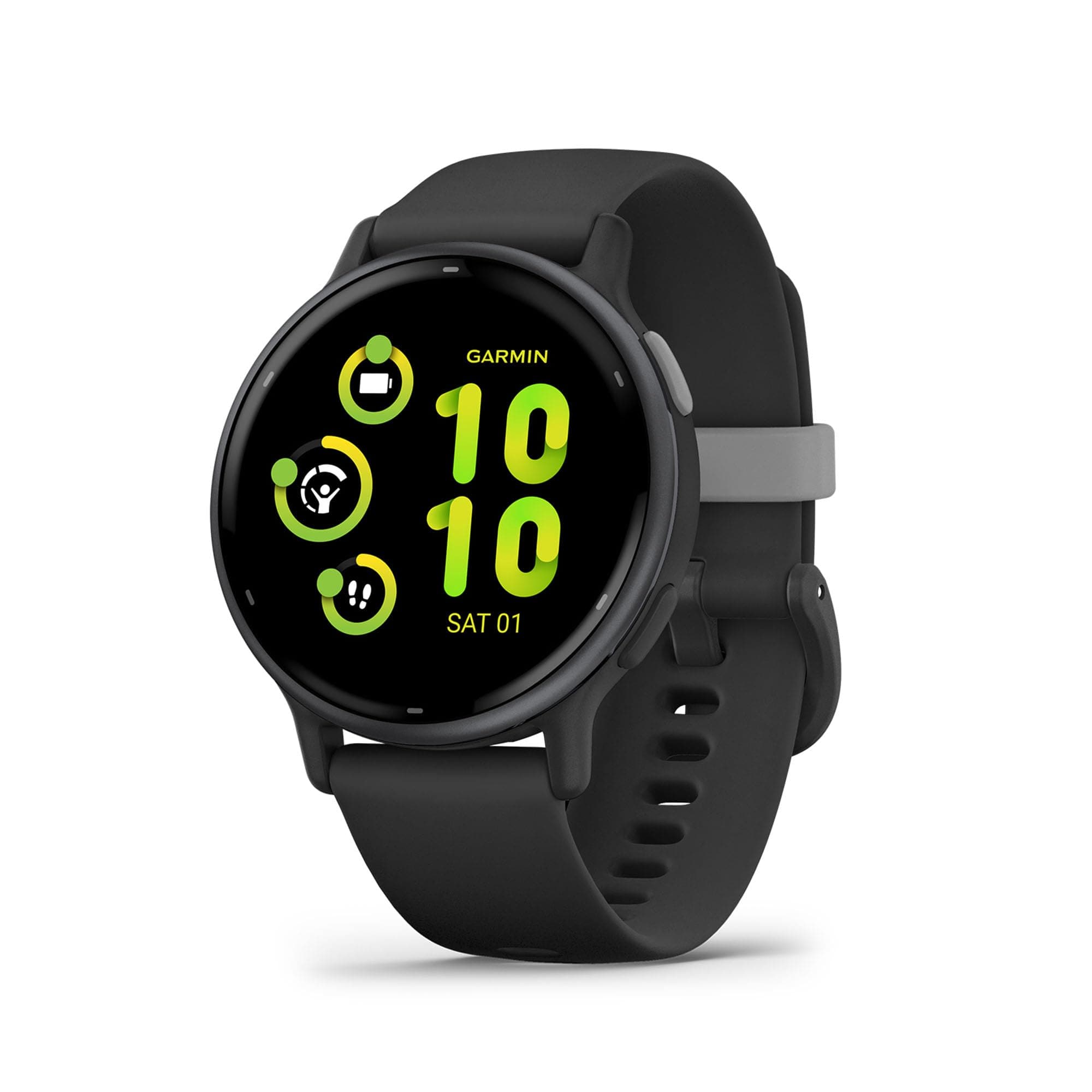 Garmin vívoactive 5, montre intelligente GPS santé et fitness, écran AMOLED, jusqu'à 11 jours d'autonomie, noir 