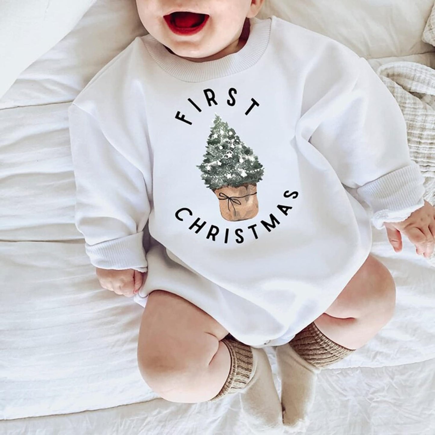 FYBITBO Halloween Baby Girl Boy Clothes Pumpkin Romper Sweatshirt Onesie Long Sleeve Bodysuit Top Fall Winter Outfit Xpress