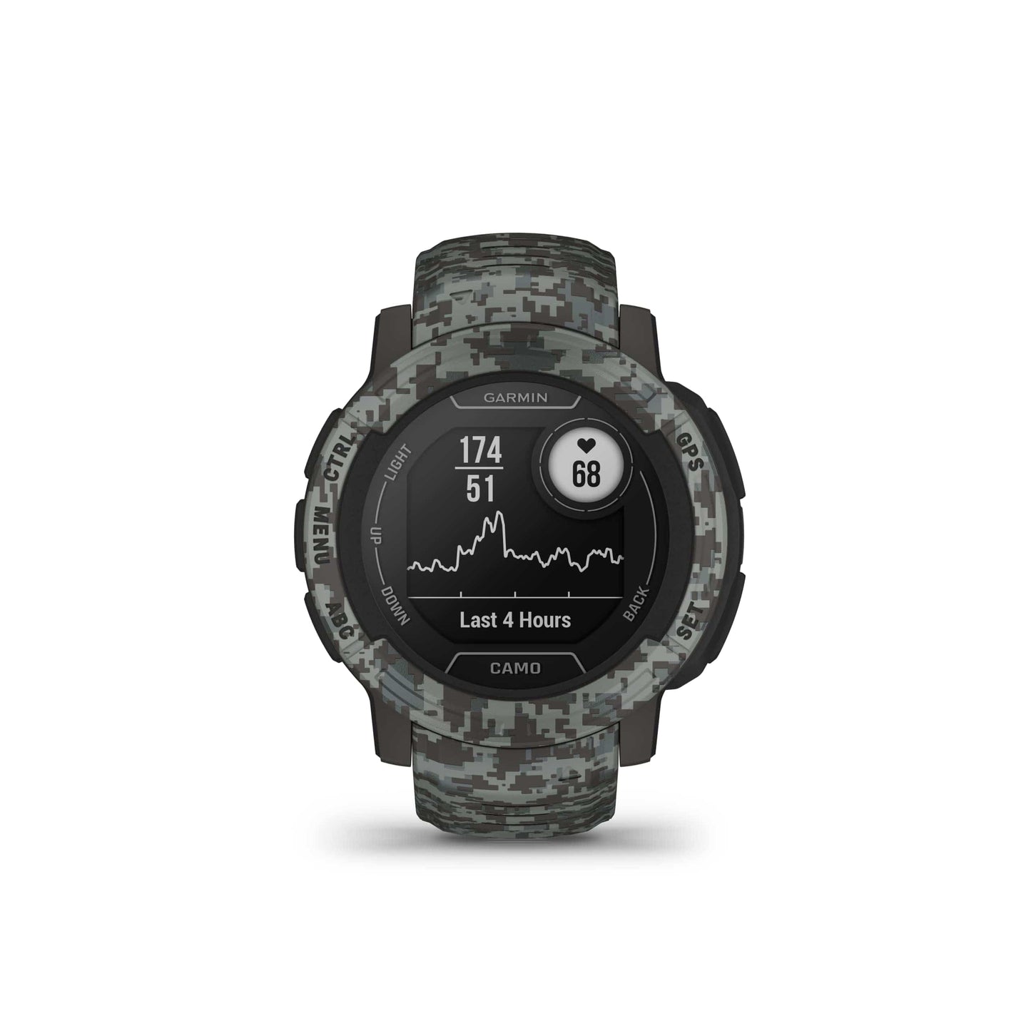 Garmin Instinct 2 Solar, edición táctica, reloj GPS para exteriores, capacidades de carga solar, compatibilidad con múltiples GNSS, enrutamiento Trackback, negro 