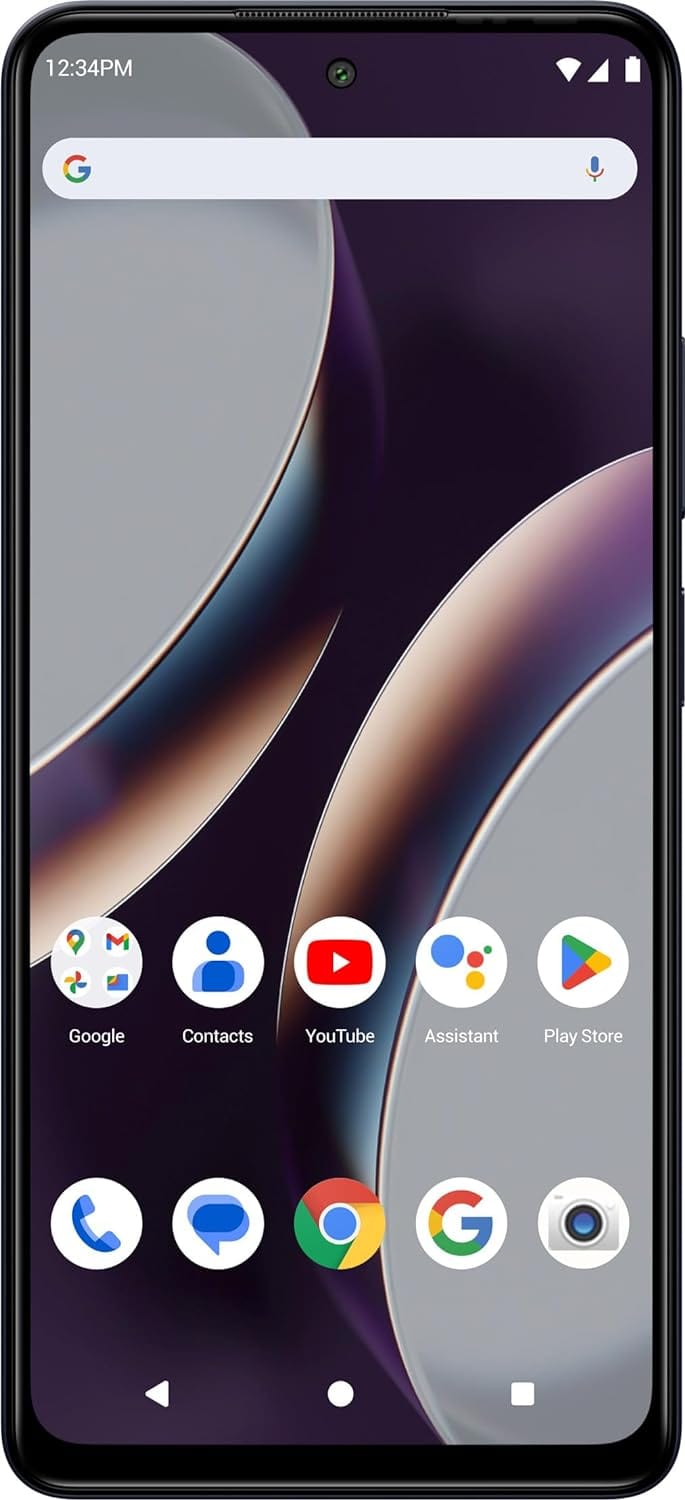 BLU G93 | 2023 | 3-Day Battery | Unlocked | 6.8” HD+ Infinity Display | 128/6GB | Triple 50MP Camera | US Version | US Warranty | Black