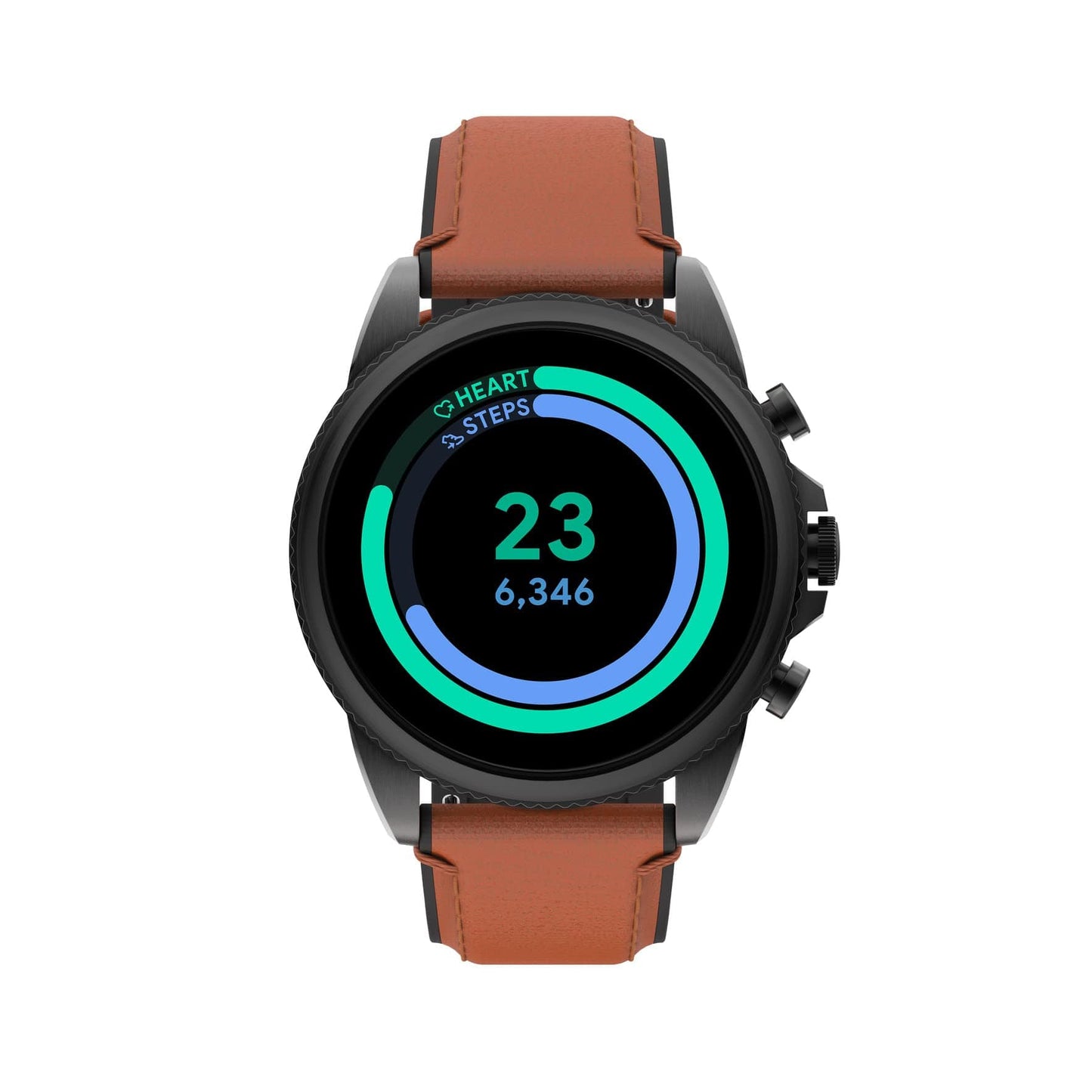 Fossil Gen 6 Reloj inteligente con pantalla táctil de 44 mm para hombres con Alexa incorporado, rastreador de ejercicios, rastreador de actividad, rastreador de sueño, GPS, altavoz, control de música, notificaciones de teléfonos inteligentes