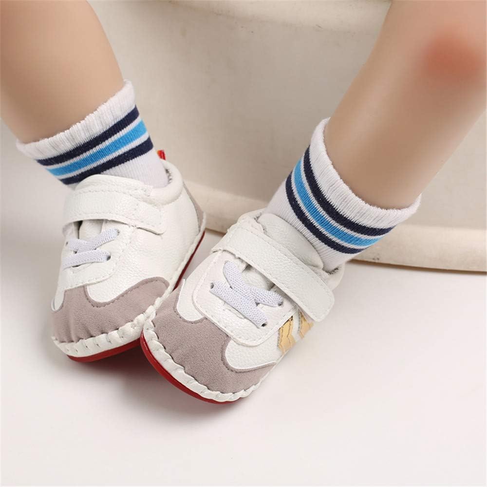 HsdsBebe Baby Boys Girls Pu Leather Hard Bottom Walking Sneakers Toddler Rubber Sole First Walkers Infant Cartoon Slippers Crib Shoes Xpress