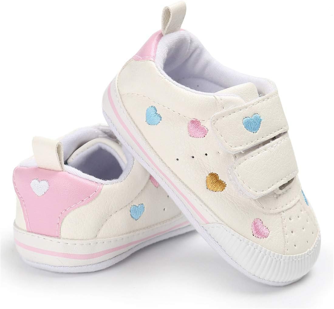 E-FAK Baby Shoes Boys Girls Infant Sneakers Non-Slip Rubber Sole Toddler Crib First Walker Shoes Xpress