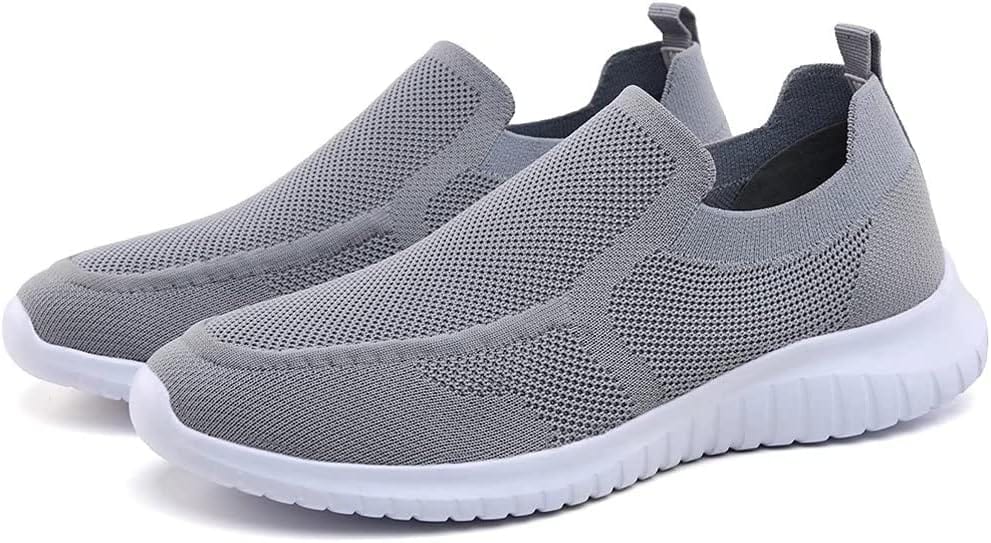 konhill Men's Breathable Walking Shoes - Tennis Casual Slip on Athletic Sneakers Xpress