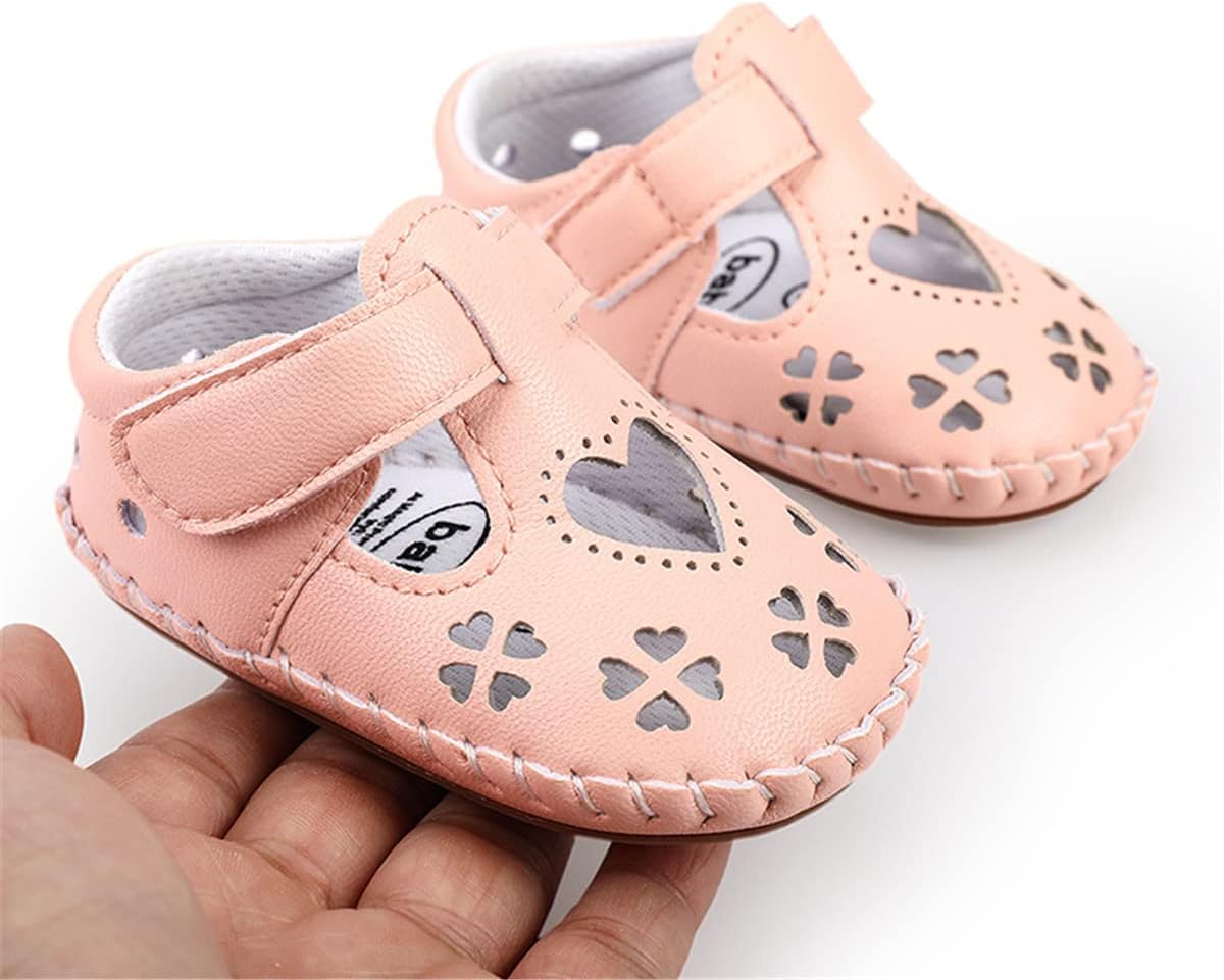 HsdsBebe Baby Boys Girls Pu Leather Hard Bottom Walking Sneakers Toddler Rubber Sole First Walkers Infant Cartoon Slippers Crib Shoes Xpress